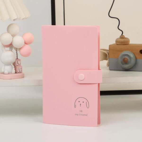 Anti-Oxidation Jewelry Album with Zip Lock Bag (Pink) । CN-62