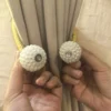 Master । Magnetic Curtain Tieback with Big Pearl Ball (1 Pair) । CN-28