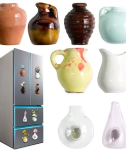 Alternative view of (8Pcs) Mini Ceramic Vase Magnets