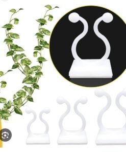 50 PCs । Self-Adhesive  Plant Climbing Fixture Clip (White) । CN-35
