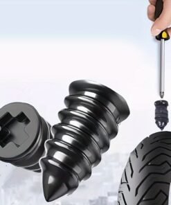 Emergency Tire Repair Kit – Durable Plastic Rubber Plugs for Cars & Motorbikes -1 Box