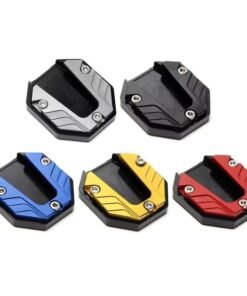 Alternative view of Motorcycle Kickstand Extender – CNC Aluminum Side Stand Enlarged Base Plate | Anti-Slip Parking Support