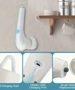 Alternative view of Premium Electric Cleaning Brush - USB Rechargeable Kitchen Cleaning Tool