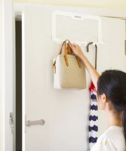 Premium ECOCO Nail-free Stainless Steel Hook Cabinet Door Back Hanger