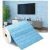 Sky - Self-Adhesive 3D Brick Pattern Foam Wall Sticker-Size: (23 sq. ft. / 27 x 120 inch)