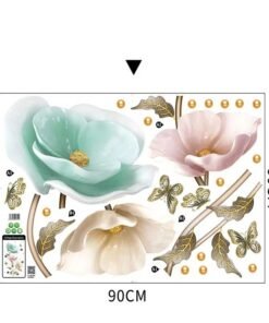Alternative view of Elegant Orchid Wall Stickers – Luxury Floral Wall Decor