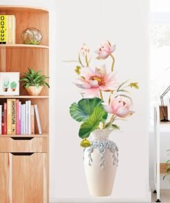 Chinese Vase 3D Vinyl Wall Stickers
