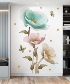 Elegant Orchid Wall Stickers – Luxury Floral Wall Decor