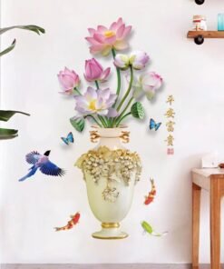Alternative view of 3D Lotus Bloom Wall Art Sticker