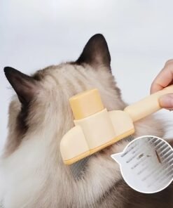 Alternative view of Premium Stainless Steel Pet Grooming Brush- Dog and Cat Hair Remover