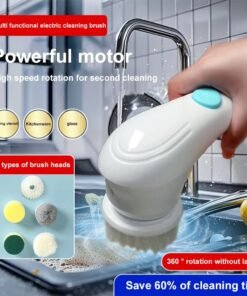 Premium Electric Cleaning Brush - USB Rechargeable Kitchen Cleaning Tool