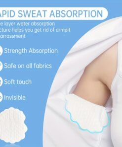 20-PCS Underarm Sweat Pads for Men & Women – Anti-Sweat, Anti-Odor Protection