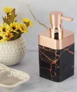 1Pc Dark Black Chocolate- Luxury Marble Soap Dispenser