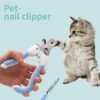 2-in-1 Pet Nail Clipper & File Set – Stainless Steel Grooming Tool for Cats and Dogs
