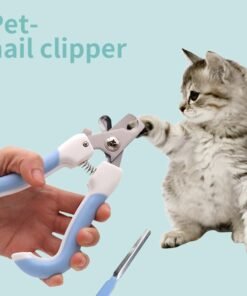 2-in-1 Pet Nail Clipper & File Set – Stainless Steel Grooming Tool for Cats and Dogs