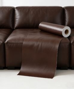 Alternative view of Chocolate । Self-Adhesive PU Leather Repair Patch (10 sq. ft. / 27×54 inch) । CN-74