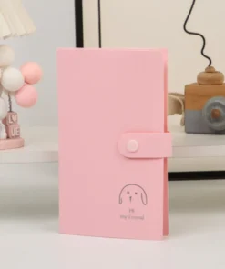 Anti-Oxidation Jewelry Album with Zip Lock Bag (Pink) । CN-62