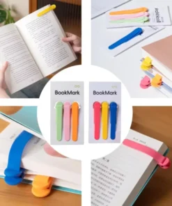 3 PCs । Silicone Book Mark । CN-53