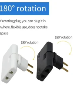 Alternative view of 3 PCs । 3-in-1 Rotatable EU Plug Adapter । CN-65