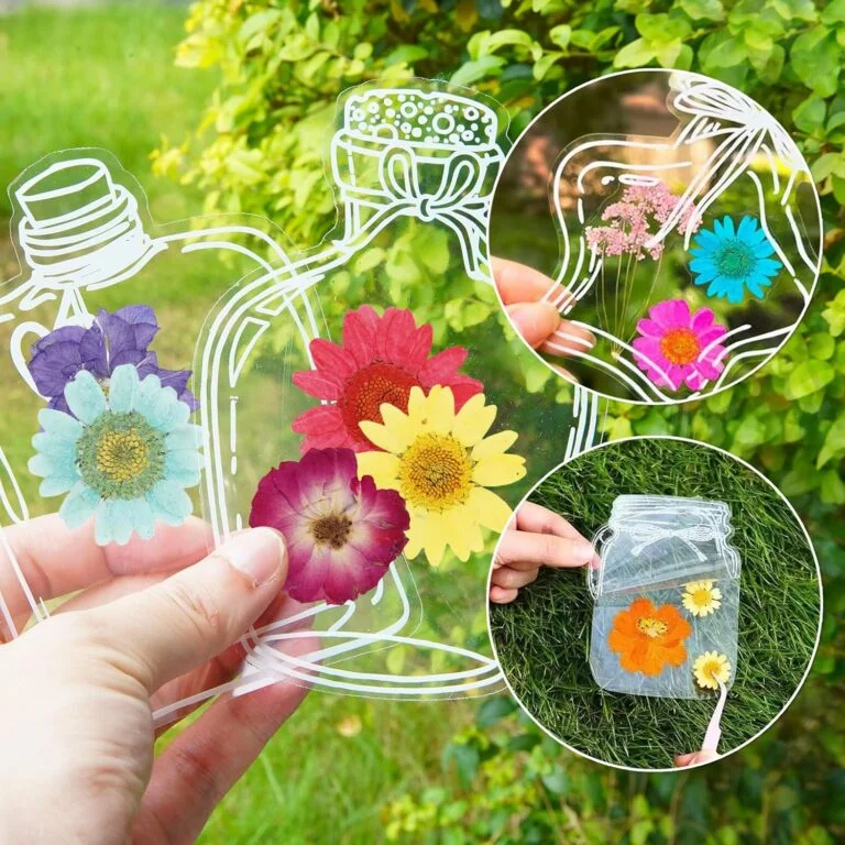 50 PCs । Flower Storage Clear Book Mark । CN-52 - Image 3