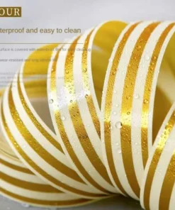 Alternative view of 1 PC । Self-Adhesive 3-Line Waterproof Tiles Gap Tape (Golden) । CN-16