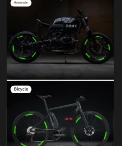 Alternative view of 40 PCs । Self-Adhesive Luminous Wheel Rim Sticker । CN-86