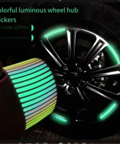 40 PCs । Self-Adhesive Luminous Wheel Rim Sticker । CN-86